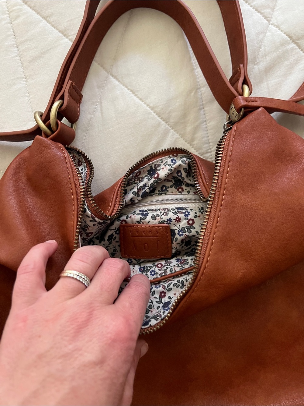 Joy Susan Convertible Backpack brown - Picture 11 of 16